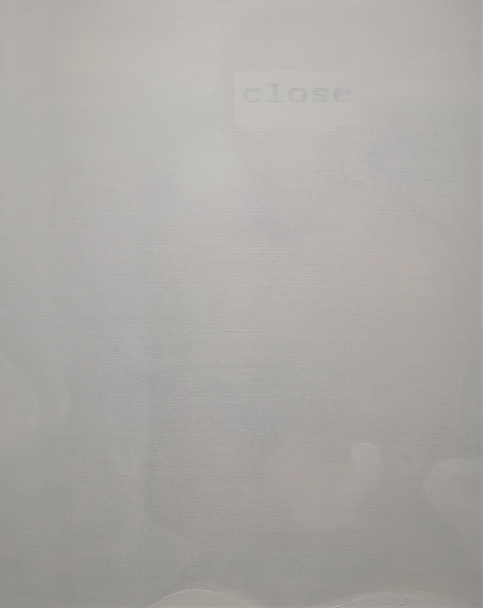 2016 CLOSE ( webcam Levain )39 cm x 31 cm opera su tela numero 03 